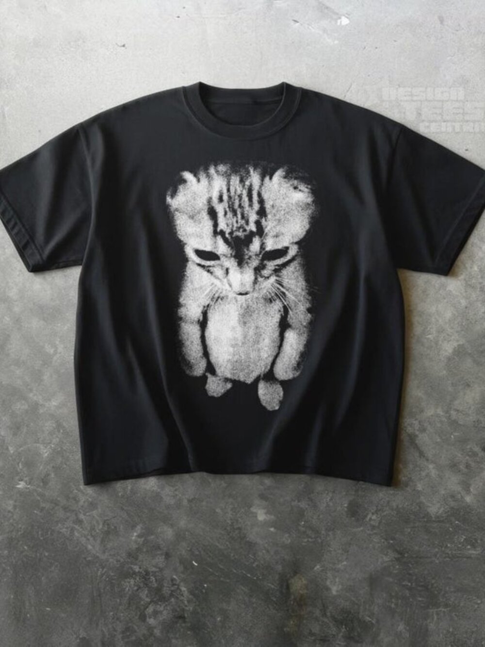 Sad Kitten Meme Graphic Tee | Funny Standing Cat T-Shirt